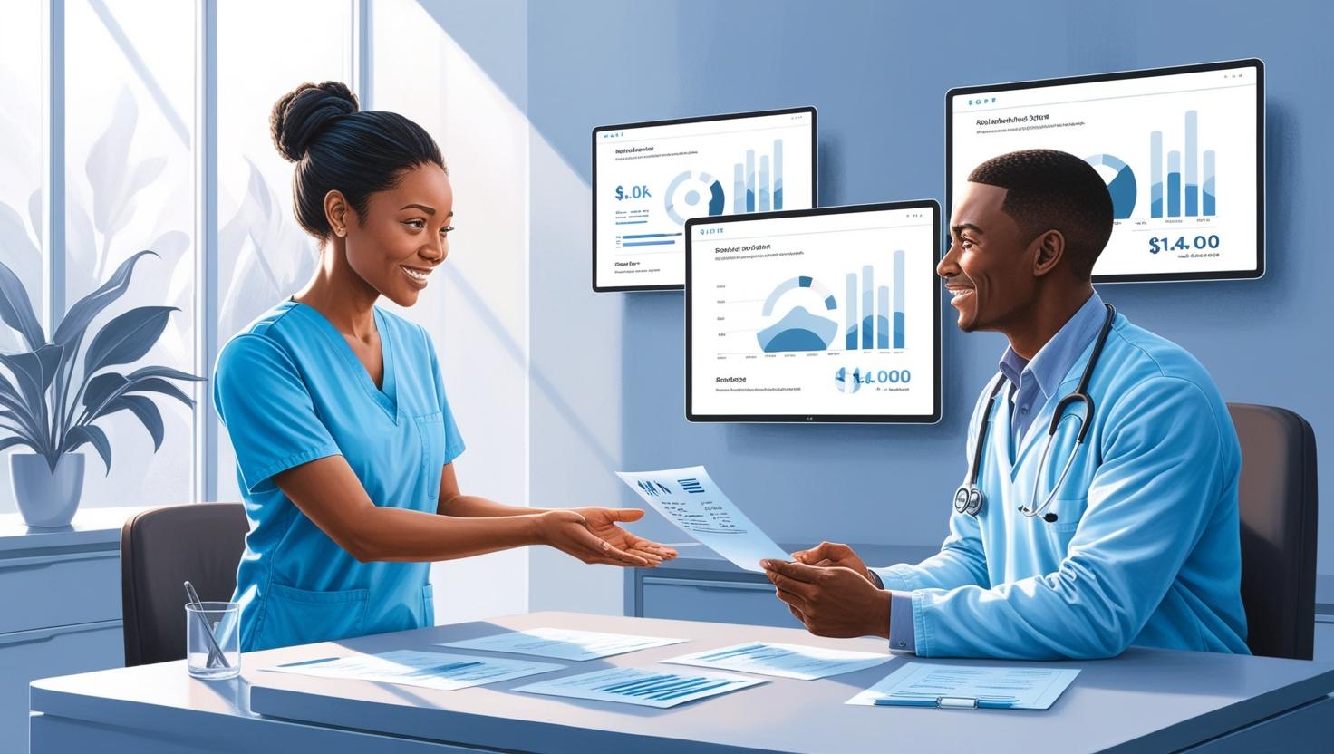 Healthcare professional helping patient - GetMax story